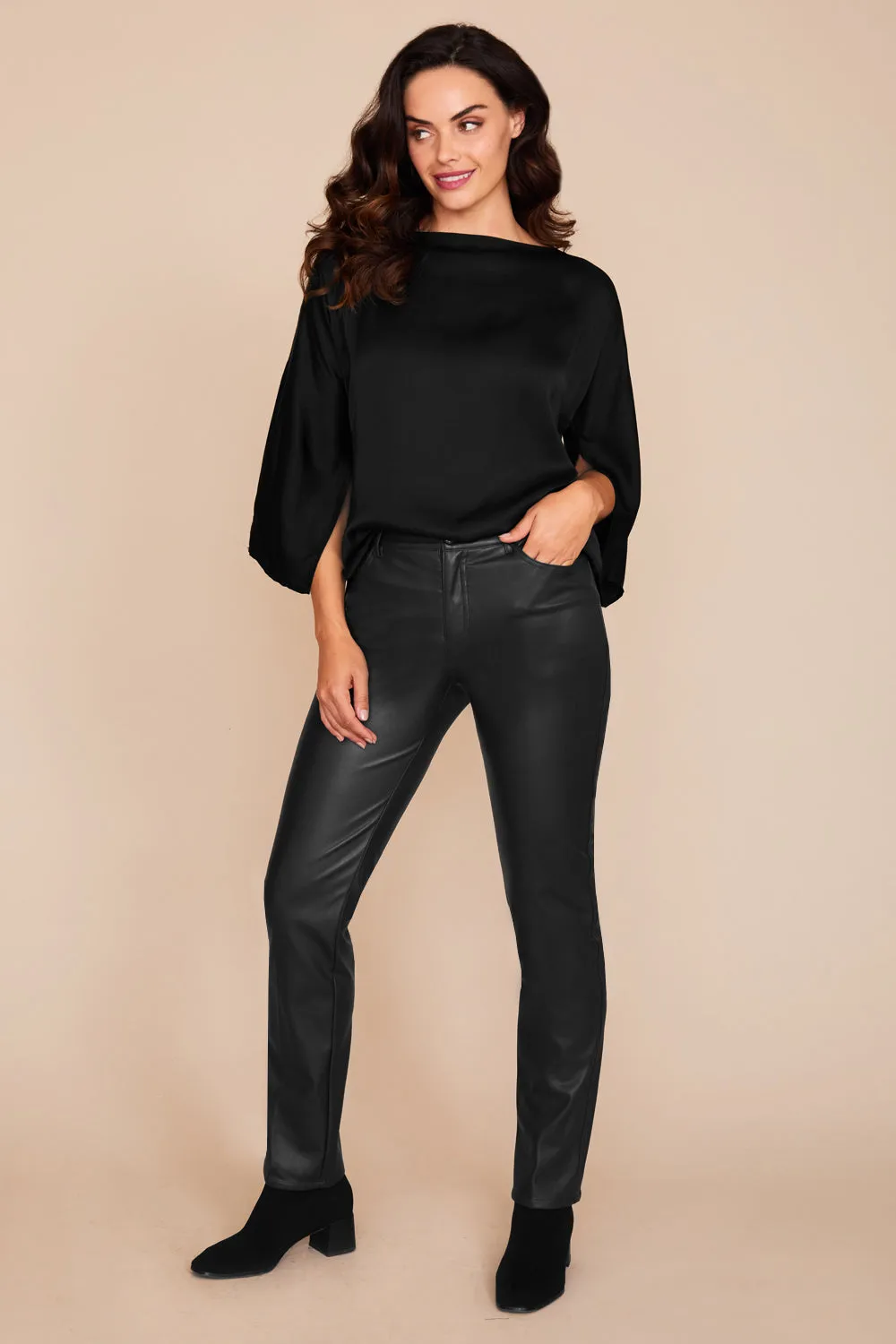 Jean Pant - Faux Leather: FINAL SALE