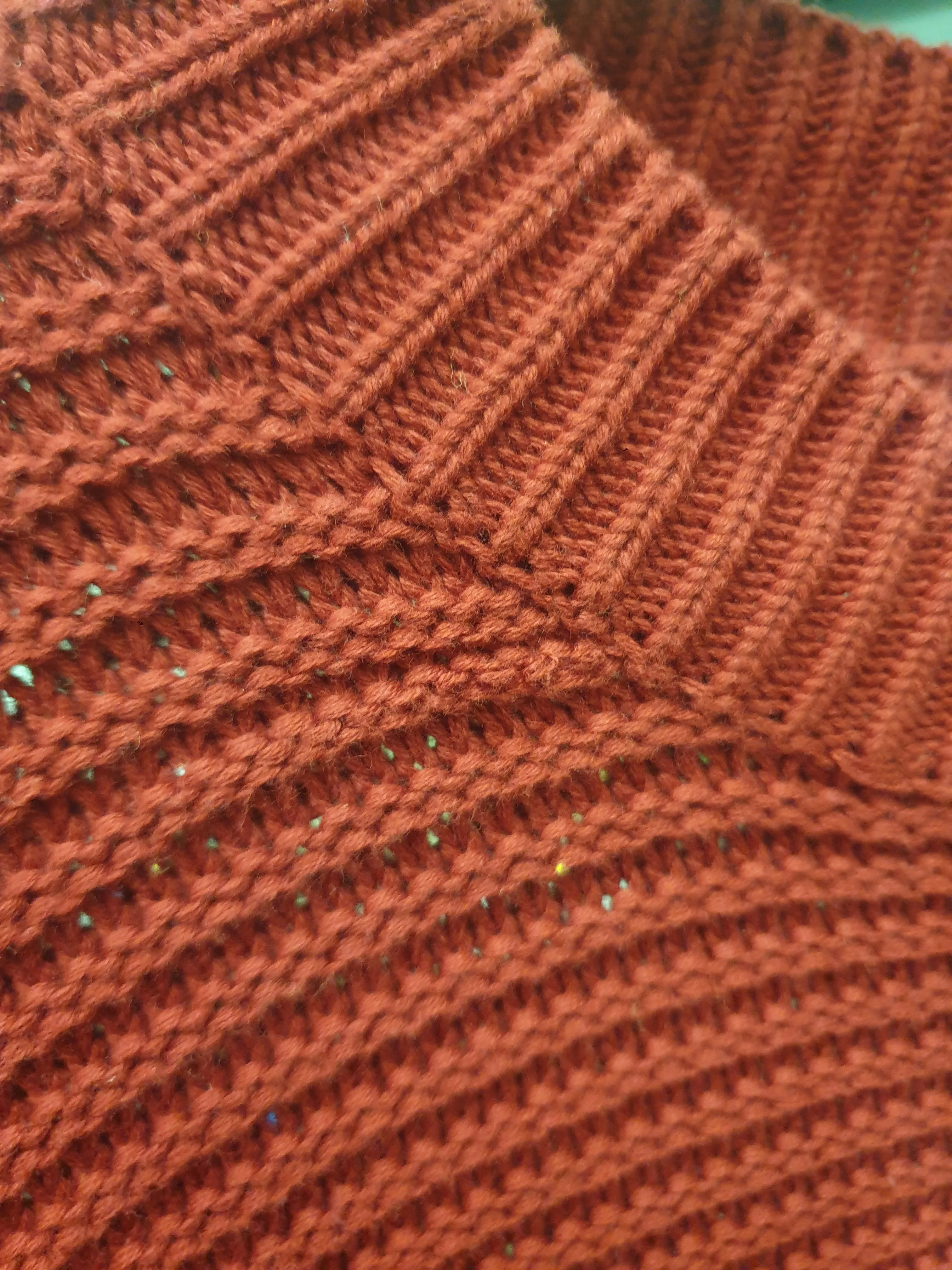 Jericho Road red ribbed 100% cotton knit jumper size 22
