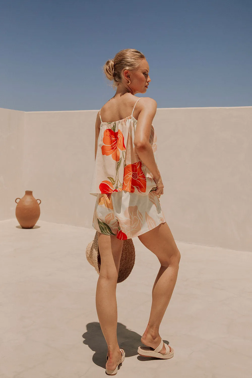 Jetta Top - Petal Scarf