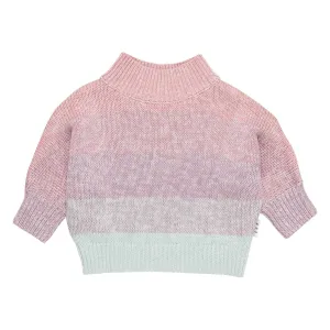 Jewel Rainbow Stripe Knit Jumper