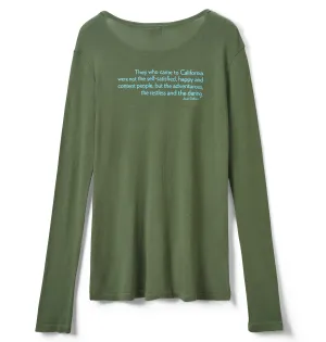 Joan Didion Long Sleeve Tee