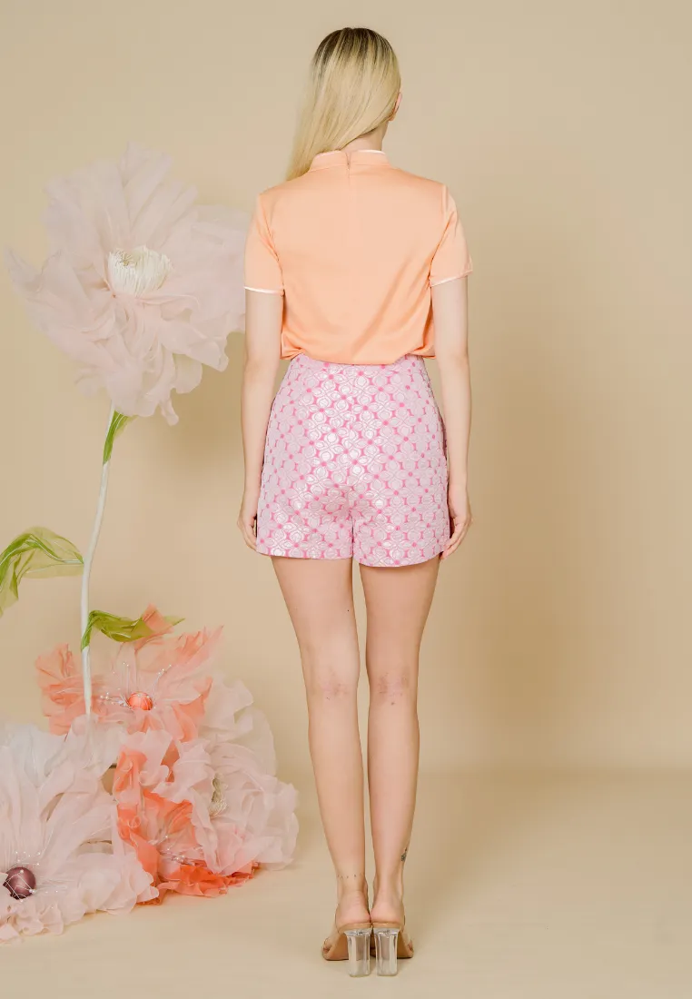 Joelle Floral Jacquard Shorts