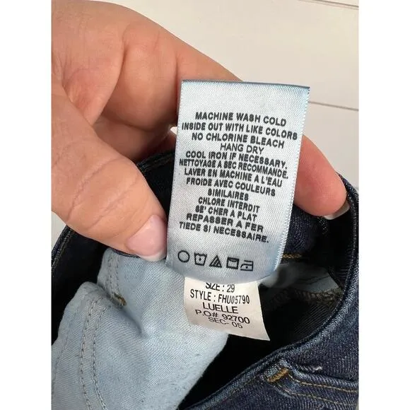 Joes Dark Wash High Waist Bootcut Jeans FHU05790 Luelle Womens Size W 29