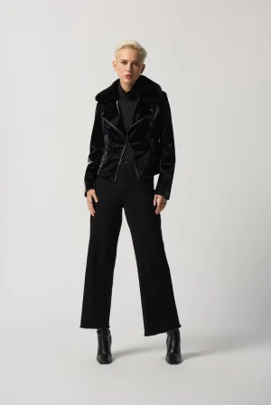 Joseph Ribkoff Faux-Leather Moto Jacket Jr233928