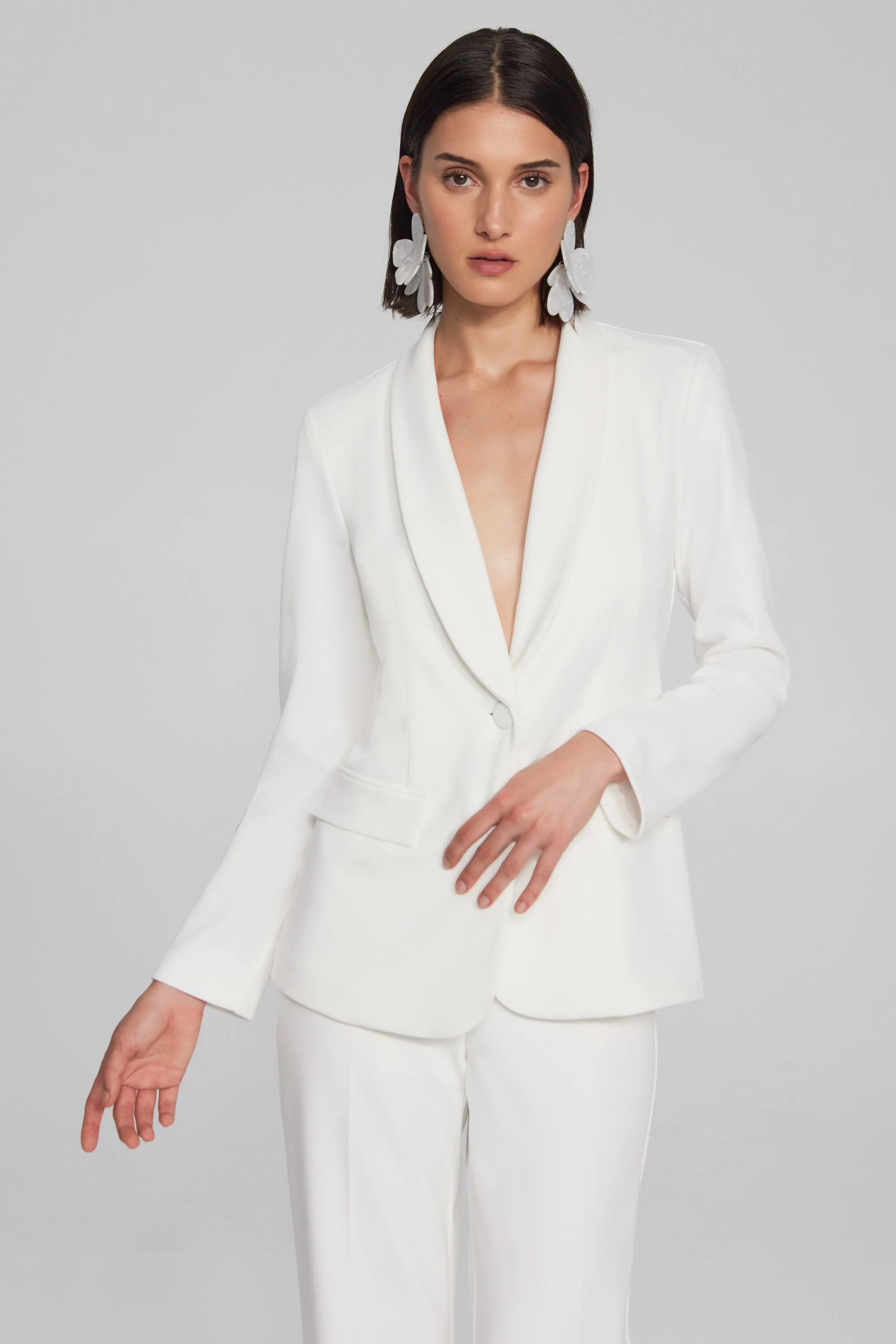 Joseph Ribkoff Scuba Crepe Fitted Blazer Jr233786S24