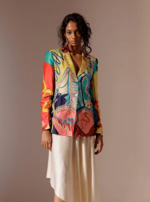 Juno embroidered blazer