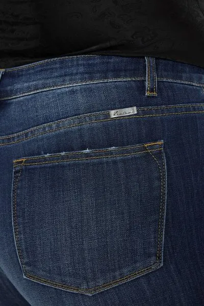 Kancan Full Size Mid Rise Slim Flare Jeans ONLINE EXCLUSIVE