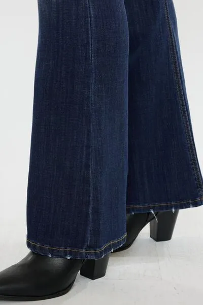 Kancan Full Size Mid Rise Slim Flare Jeans ONLINE EXCLUSIVE