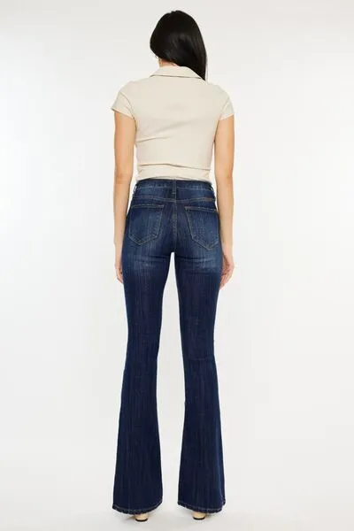 Kancan Full Size Mid Rise Slim Flare Jeans ONLINE EXCLUSIVE