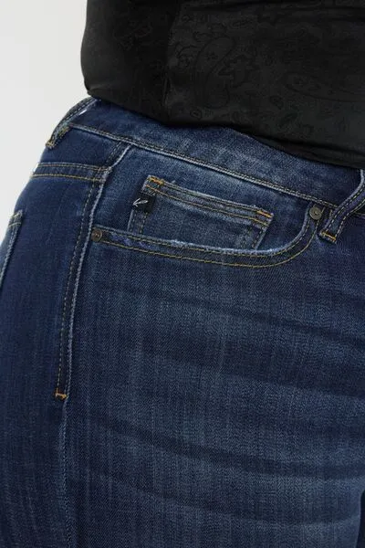 Kancan Full Size Mid Rise Slim Flare Jeans ONLINE EXCLUSIVE