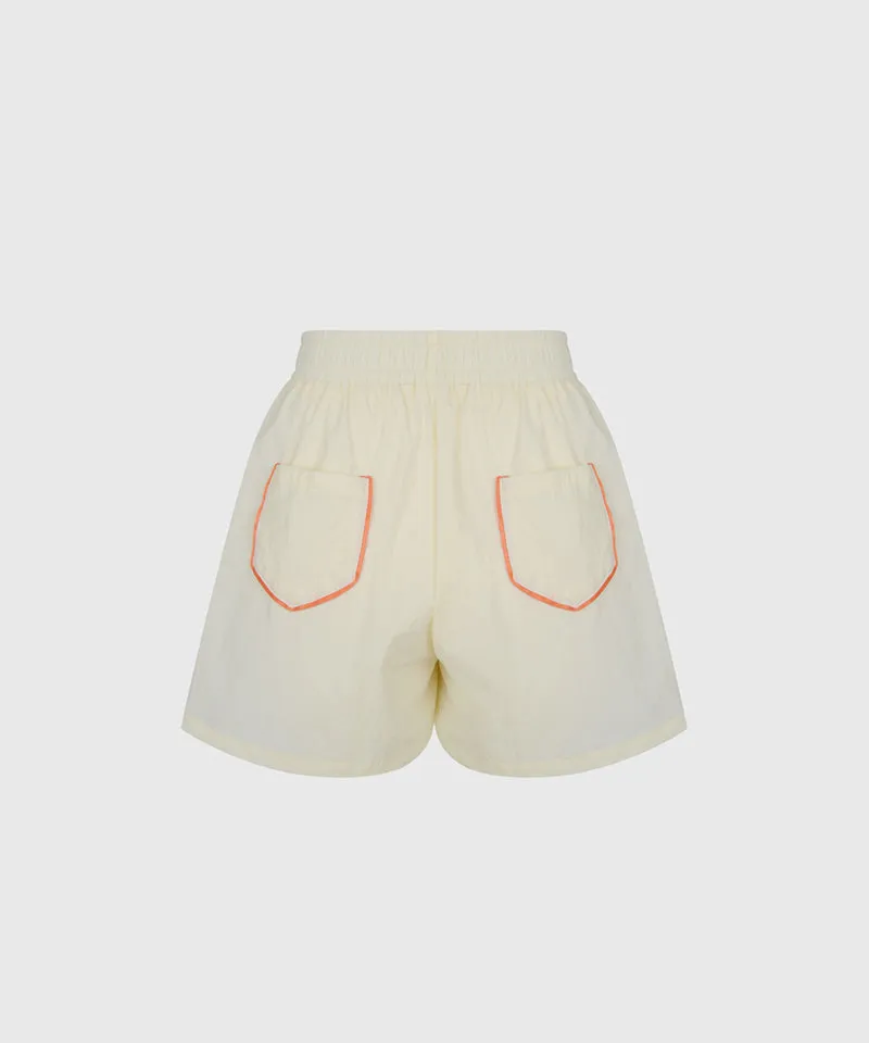KANDINI Sailor Set-up Short Pants - Cream