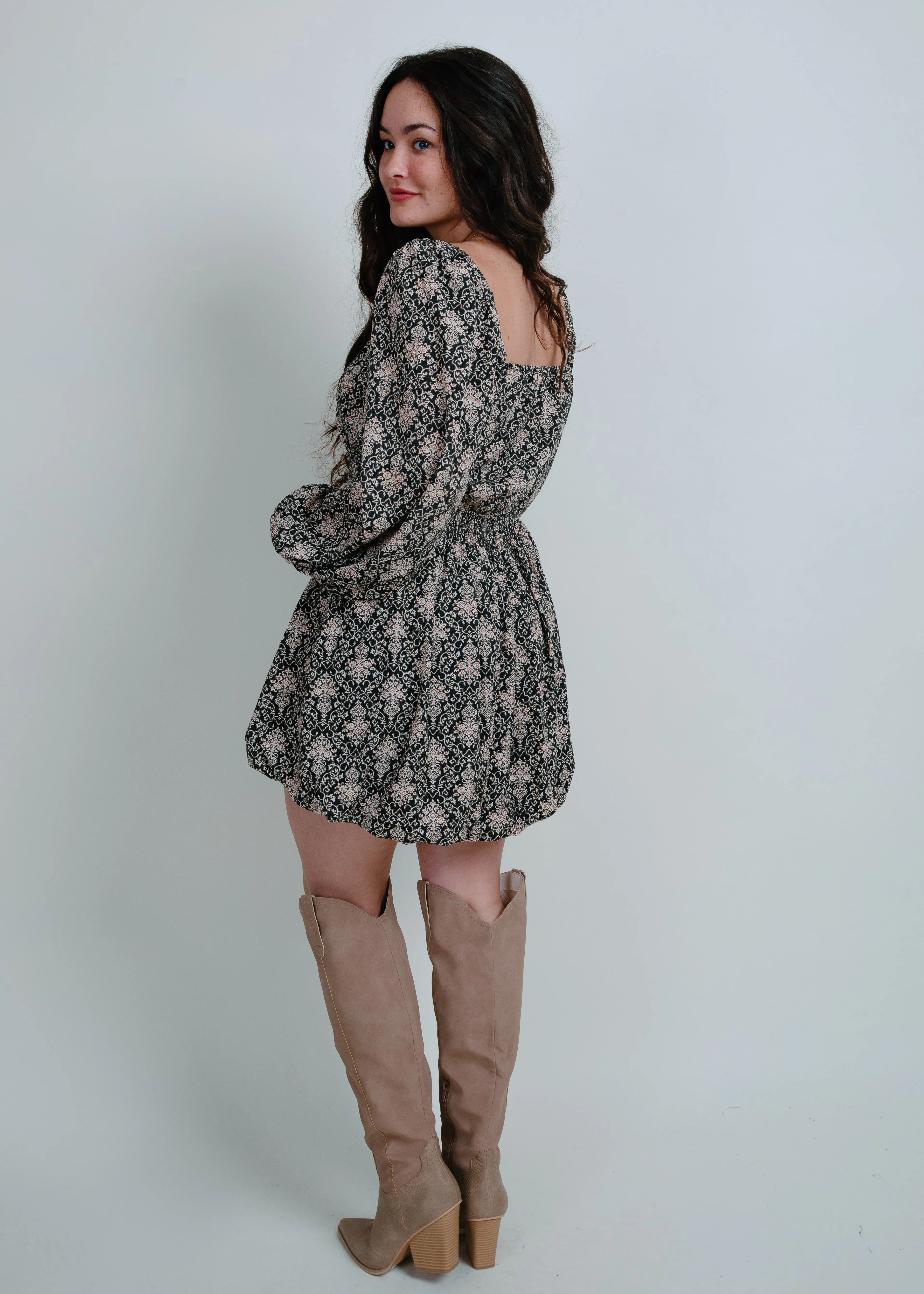 Kaylor Smocked Mini Dress