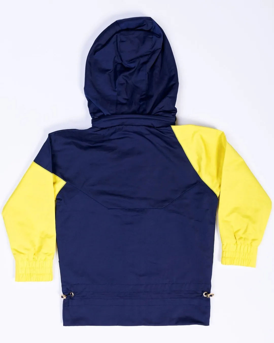 Kids MN Retro Tracksuit Jacket - Navy / Yellow
