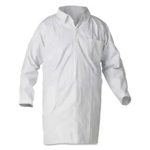 Kimberly-Clark Professional KleenGuard A40 Liquid & Particle Protection Lab Coats, XL, No Pockets, 44444
