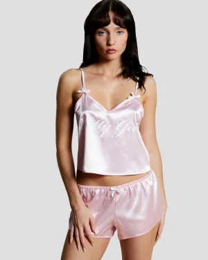 Kitty Girl Baby Satin Shorts
