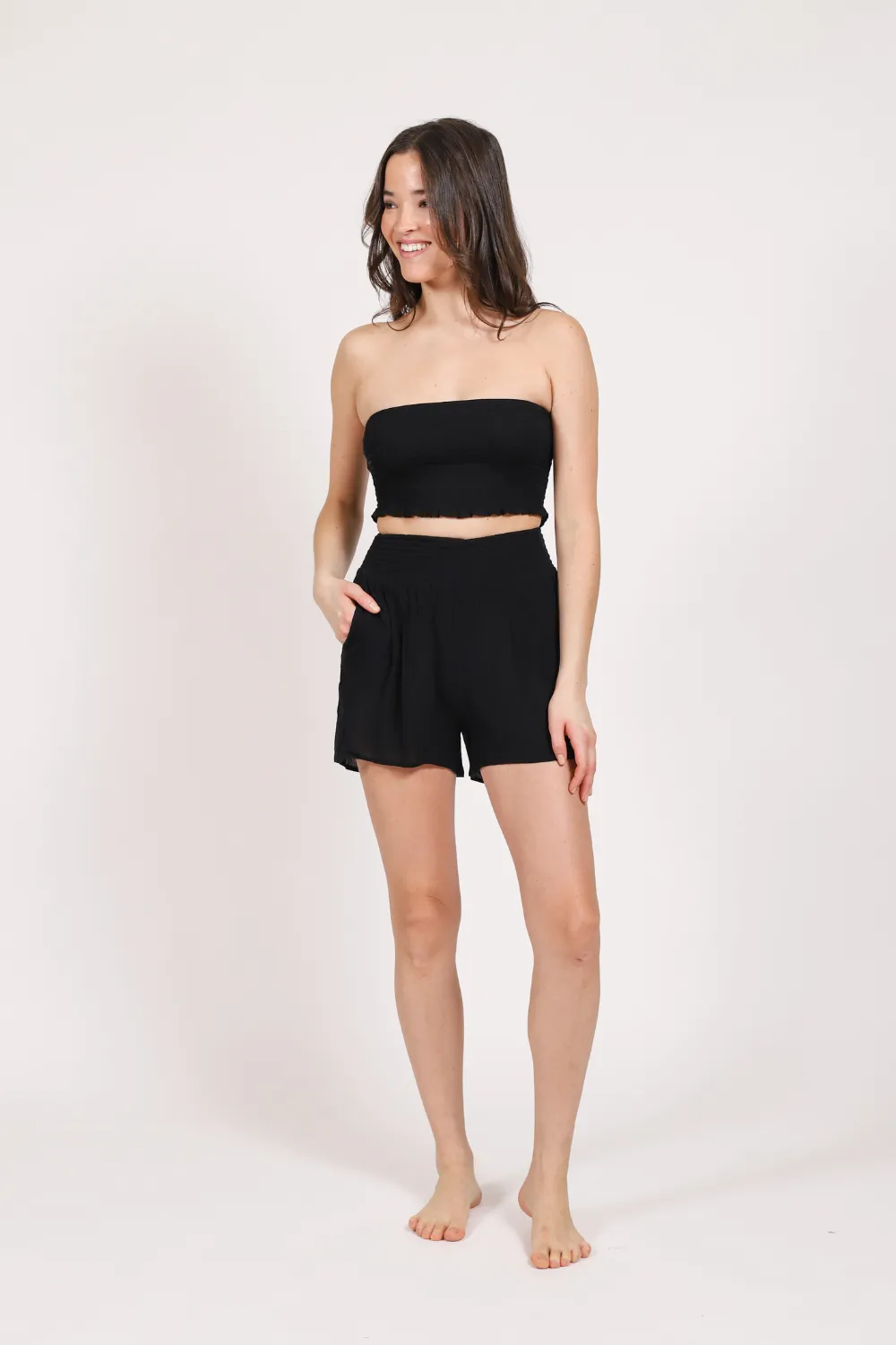 Koy Miami Smocked Shorts