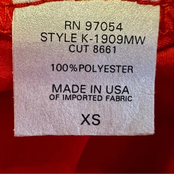 Krisa Ruffle Short in Lava Red‎ XS