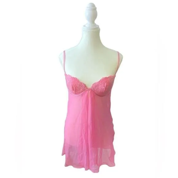 La SENZA - Pink Rhinestone babydoll
