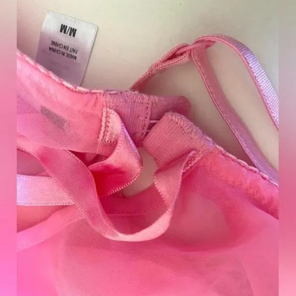 La SENZA - Pink Rhinestone babydoll