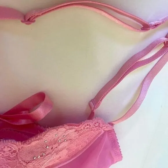 La SENZA - Pink Rhinestone babydoll