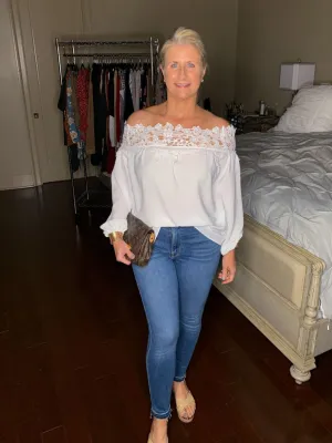 Lace Off Shoulder Top - Limited Quantities
