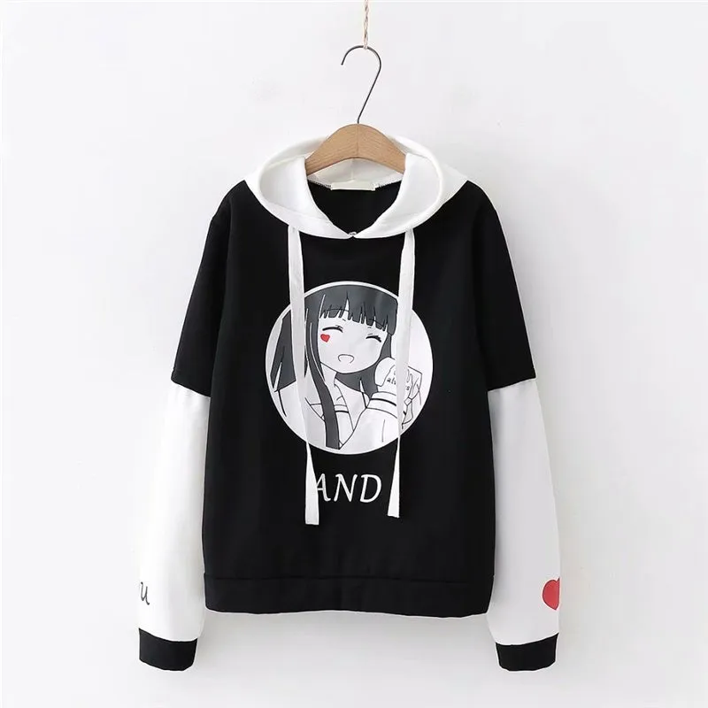 [@lady.natsumi ] "LOVE YOU FOREVER" GIRLFRIENDS HOODIES K102205