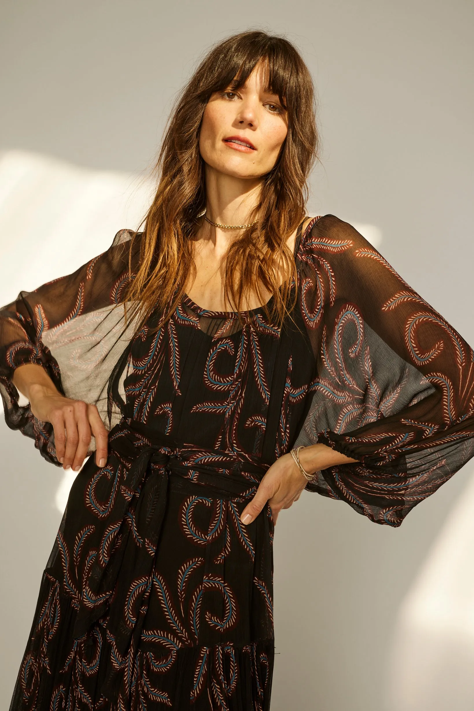 LAINEY DRESS WITH SASH
