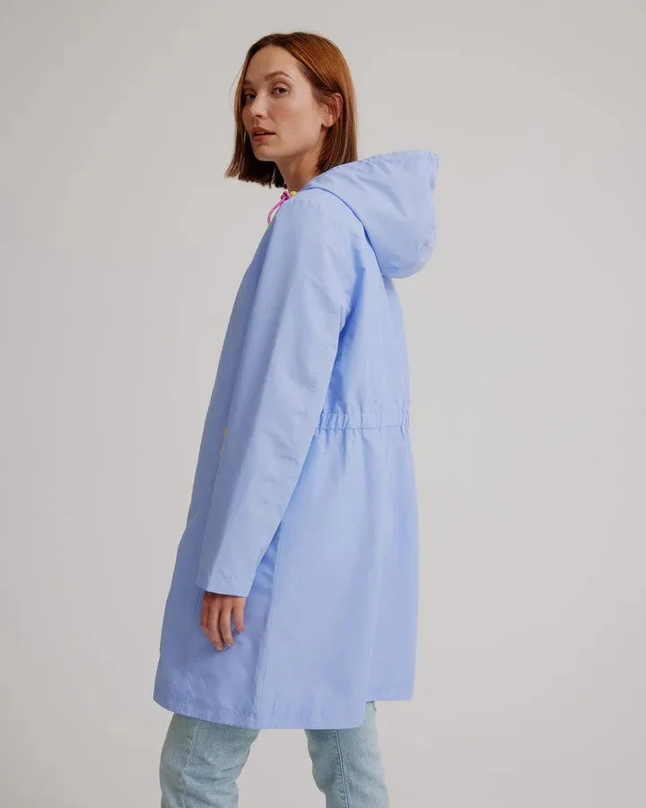 Lavender Magic Print Raincoat