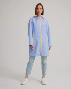 Lavender Magic Print Raincoat