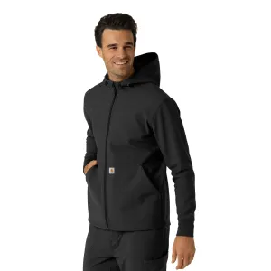 Layers C84023 Men's Bonded Fleece Hoodie Black