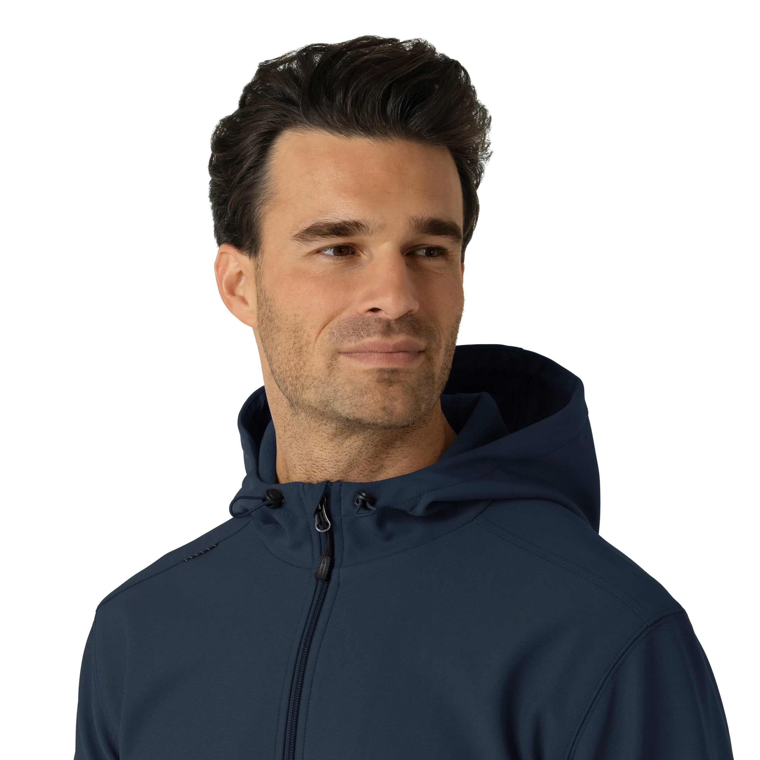 Layers C84023 Men's Bonded Fleece Hoodie Navy