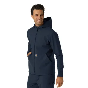 Layers C84023 Men's Bonded Fleece Hoodie Navy
