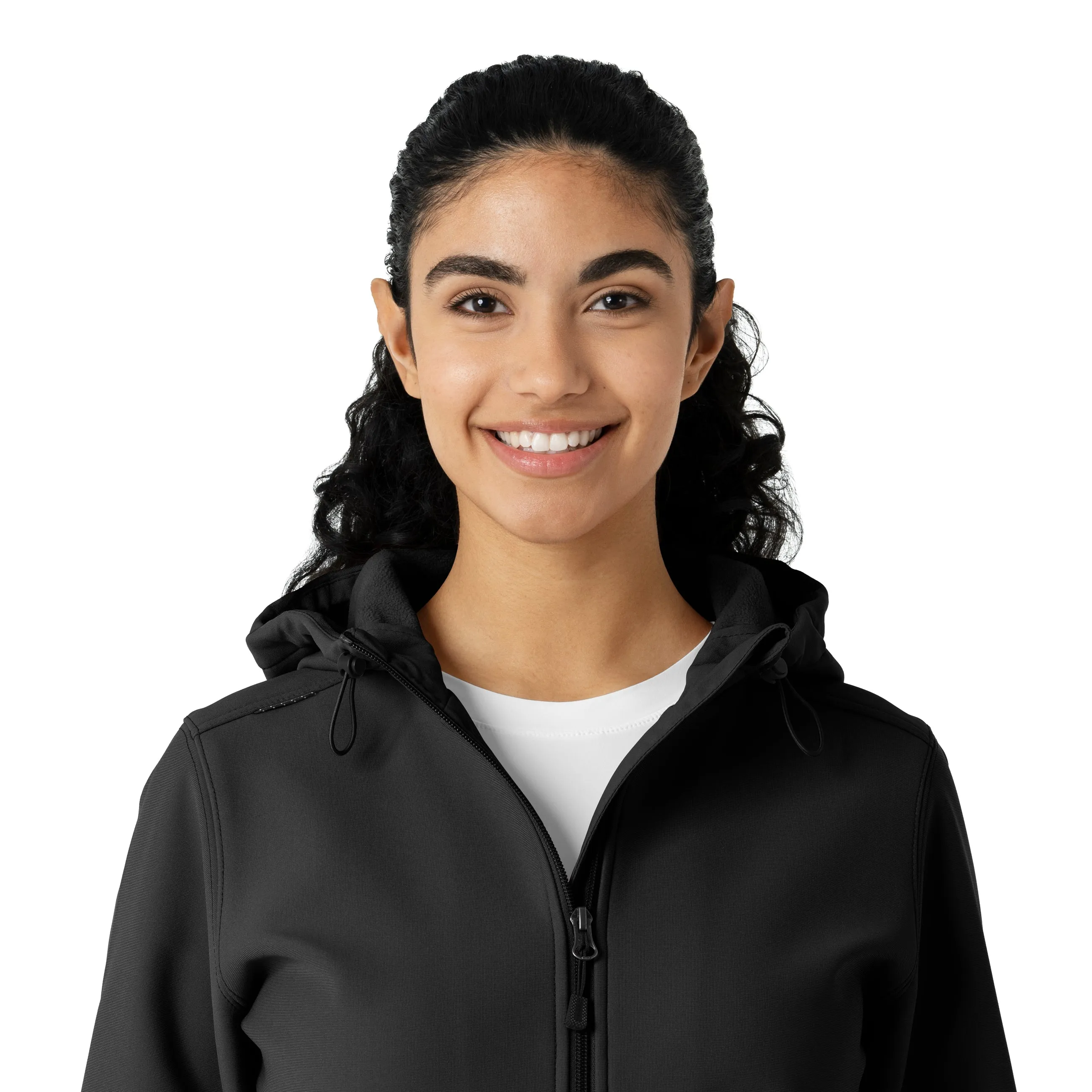 Layers C85023 Bonded Fleece Hoodie Black