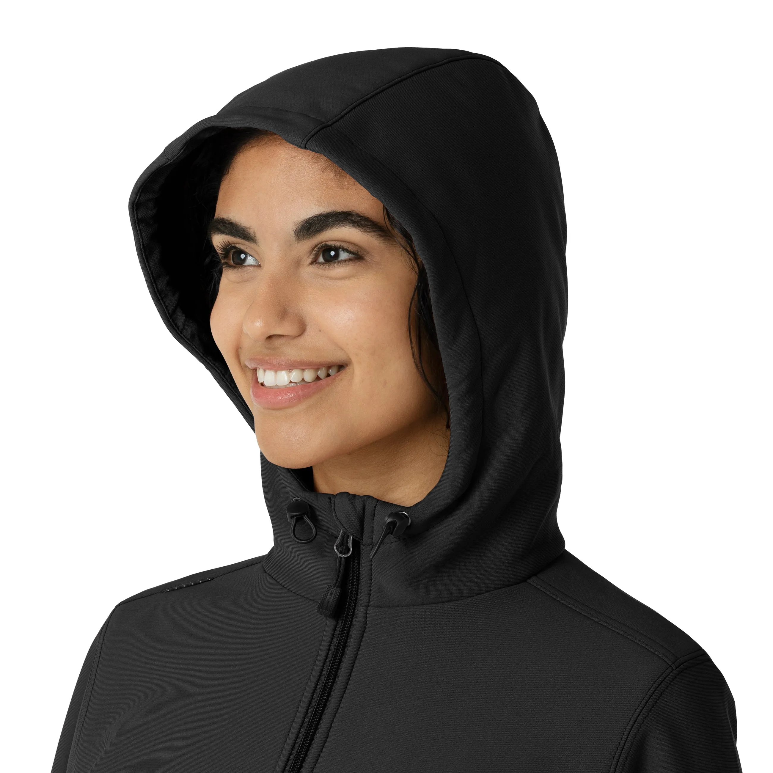 Layers C85023 Bonded Fleece Hoodie Black