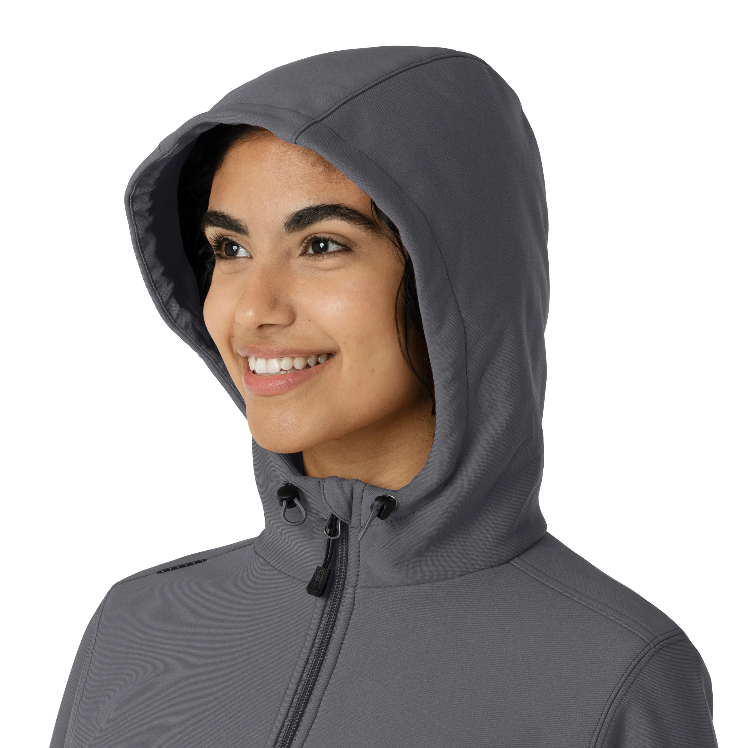 Layers C85023 Bonded Fleece Hoodie Pewter