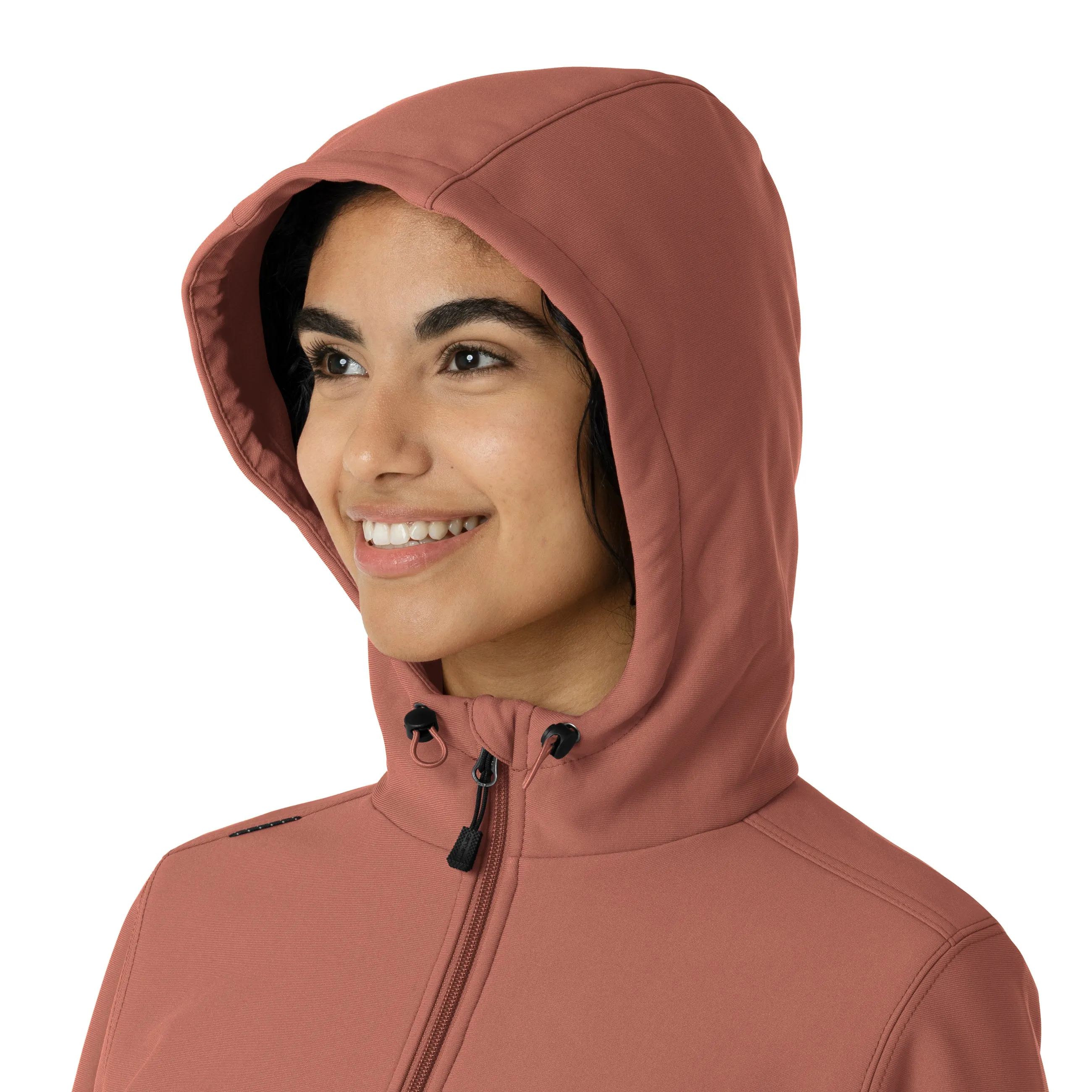 Layers C85023 Bonded Fleece Hoodie Wildrose