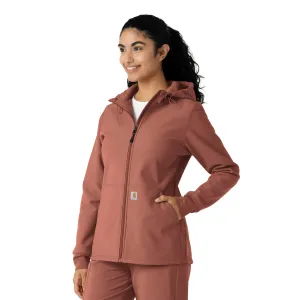 Layers C85023 Bonded Fleece Hoodie Wildrose