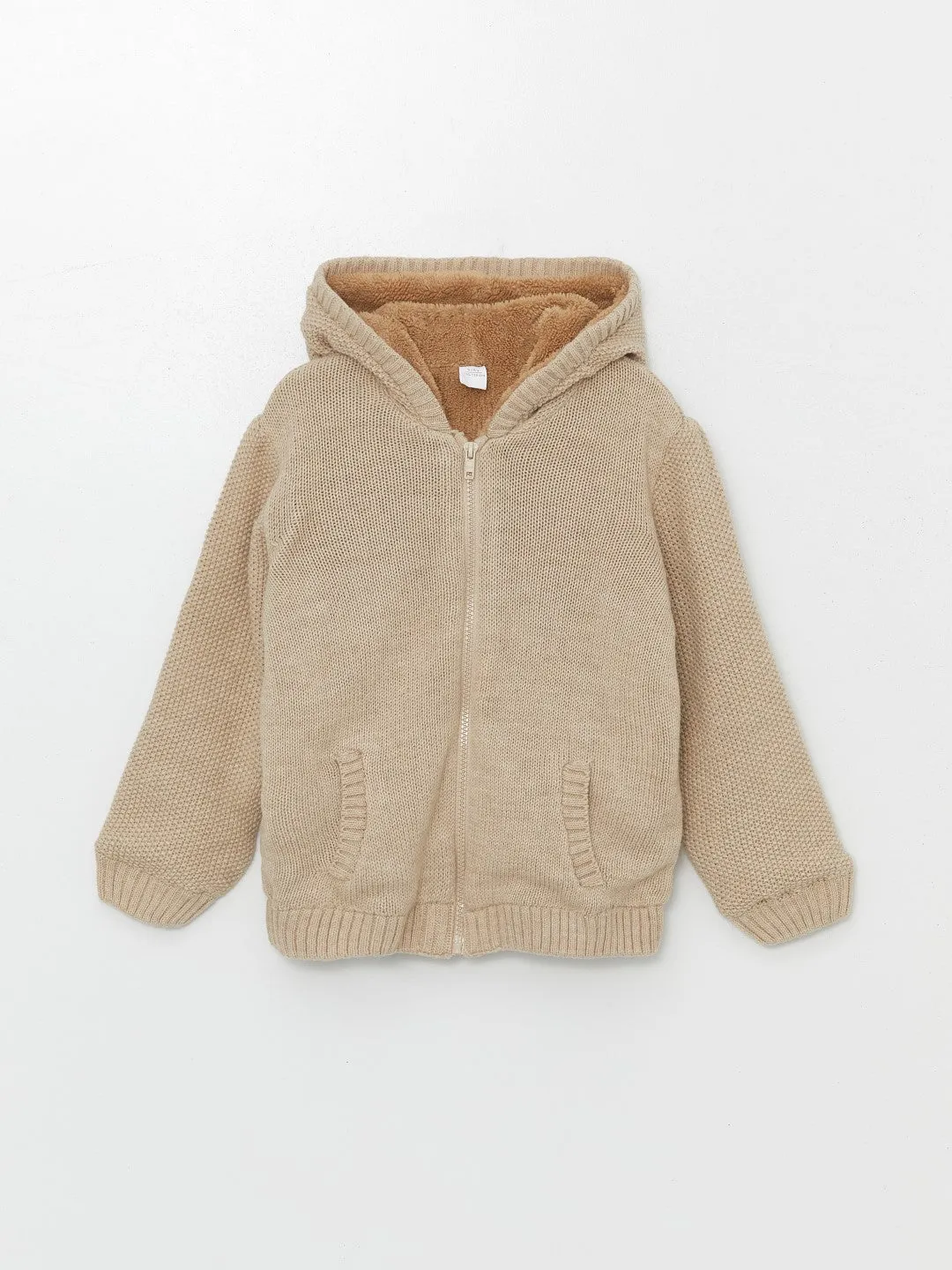 LCW baby

Anthracite Melange Hooded Baby Boy Knitwear Cardigan