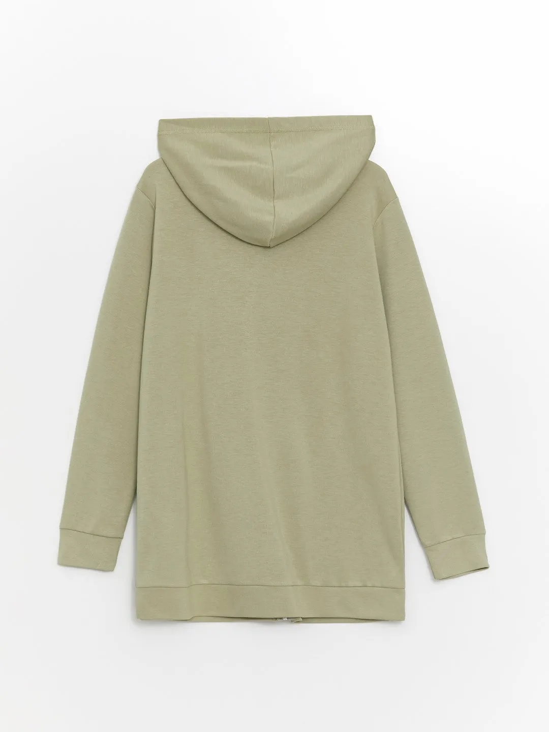 LCWAIKIKI Basic

New Black Hooded Plain Oversize Women's Zipper Sweatshirt