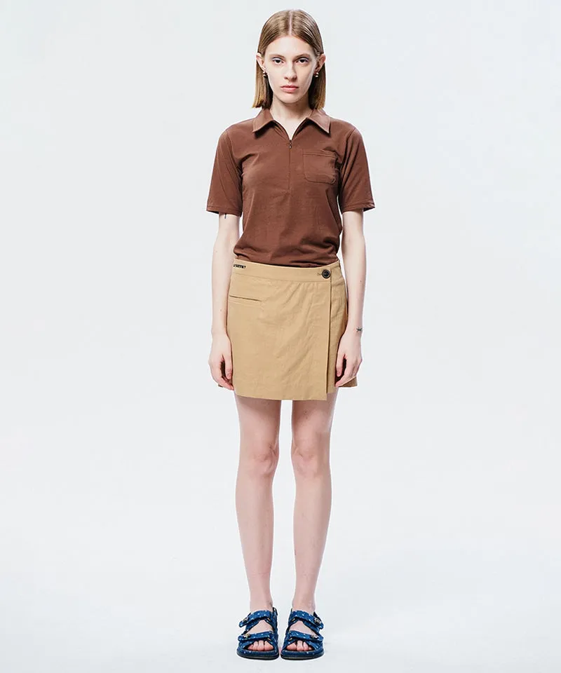 LE SONNET Basic Skirt - Beige