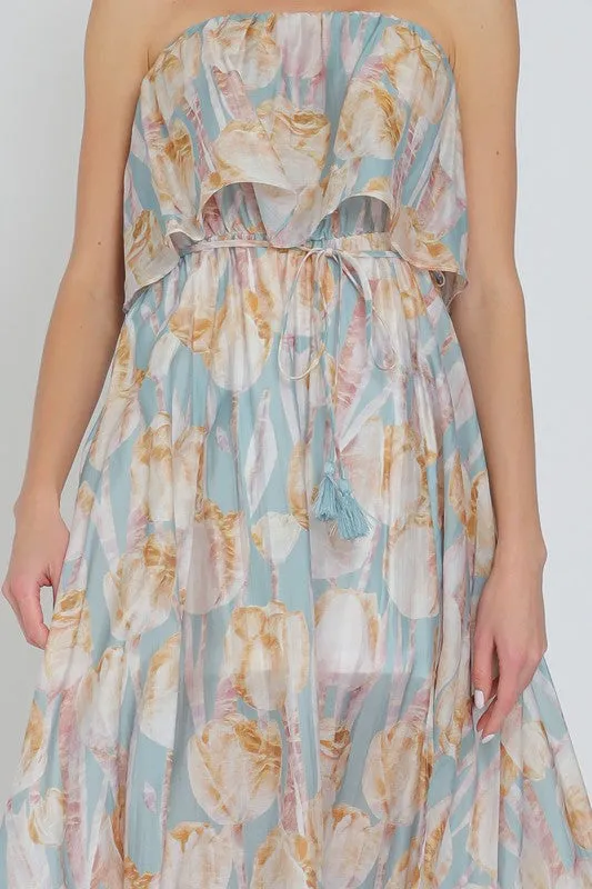 LEIGH STRAPLESS DRESS