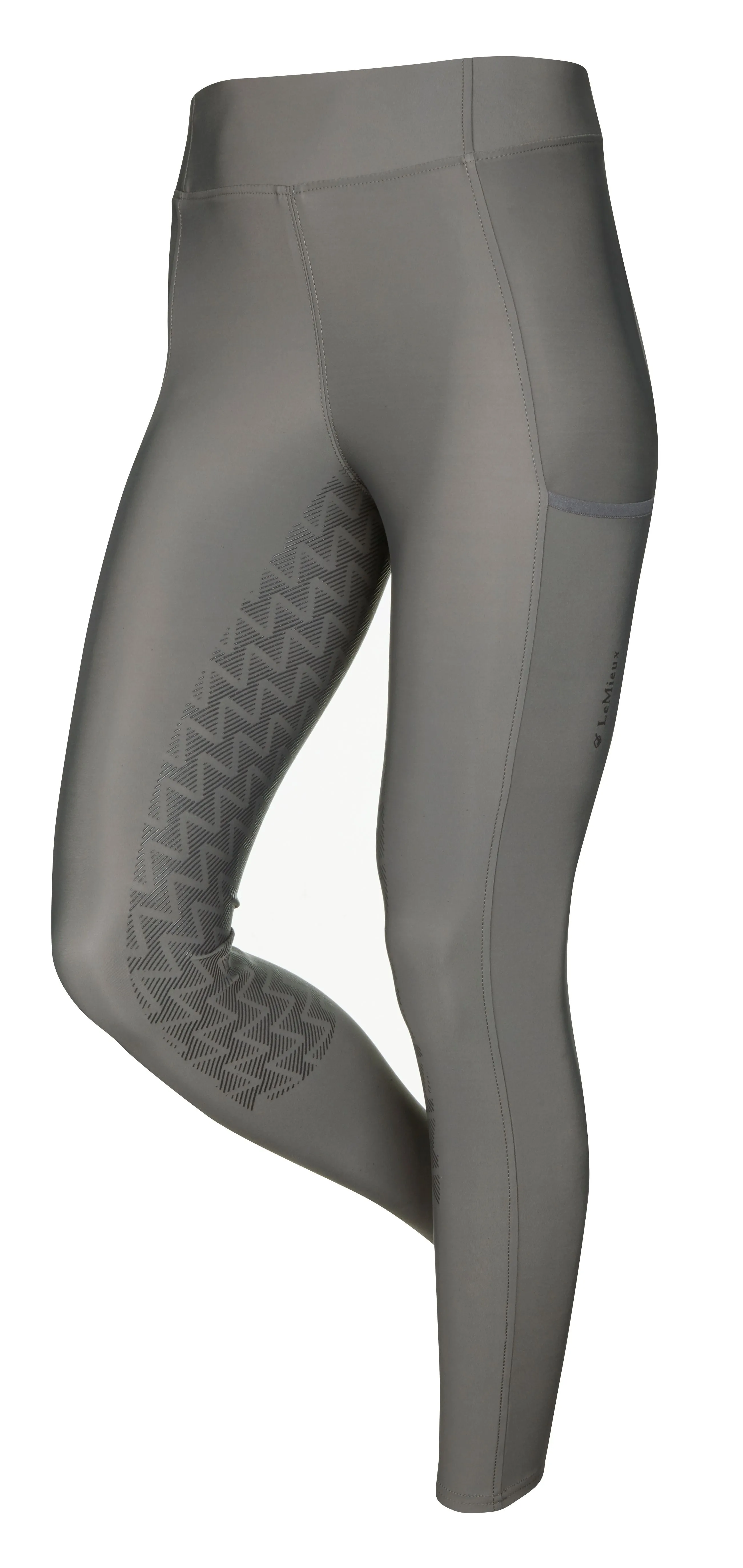 LeMieux Summer Active Wear Pull On Breeches Grey