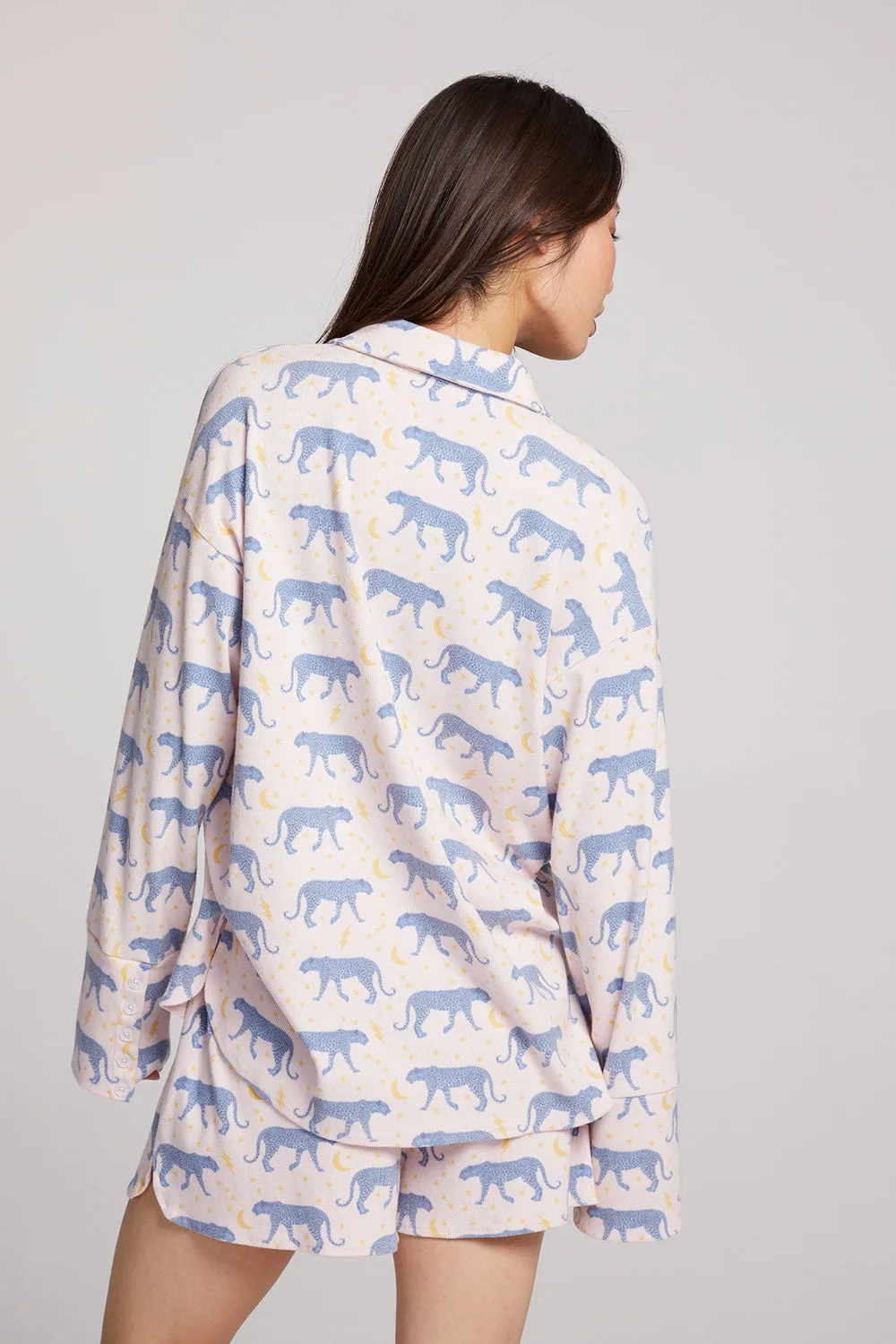 Leopard Magic Button Down