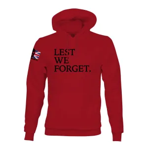 LEST WE FORGET BANNER HOODIE
