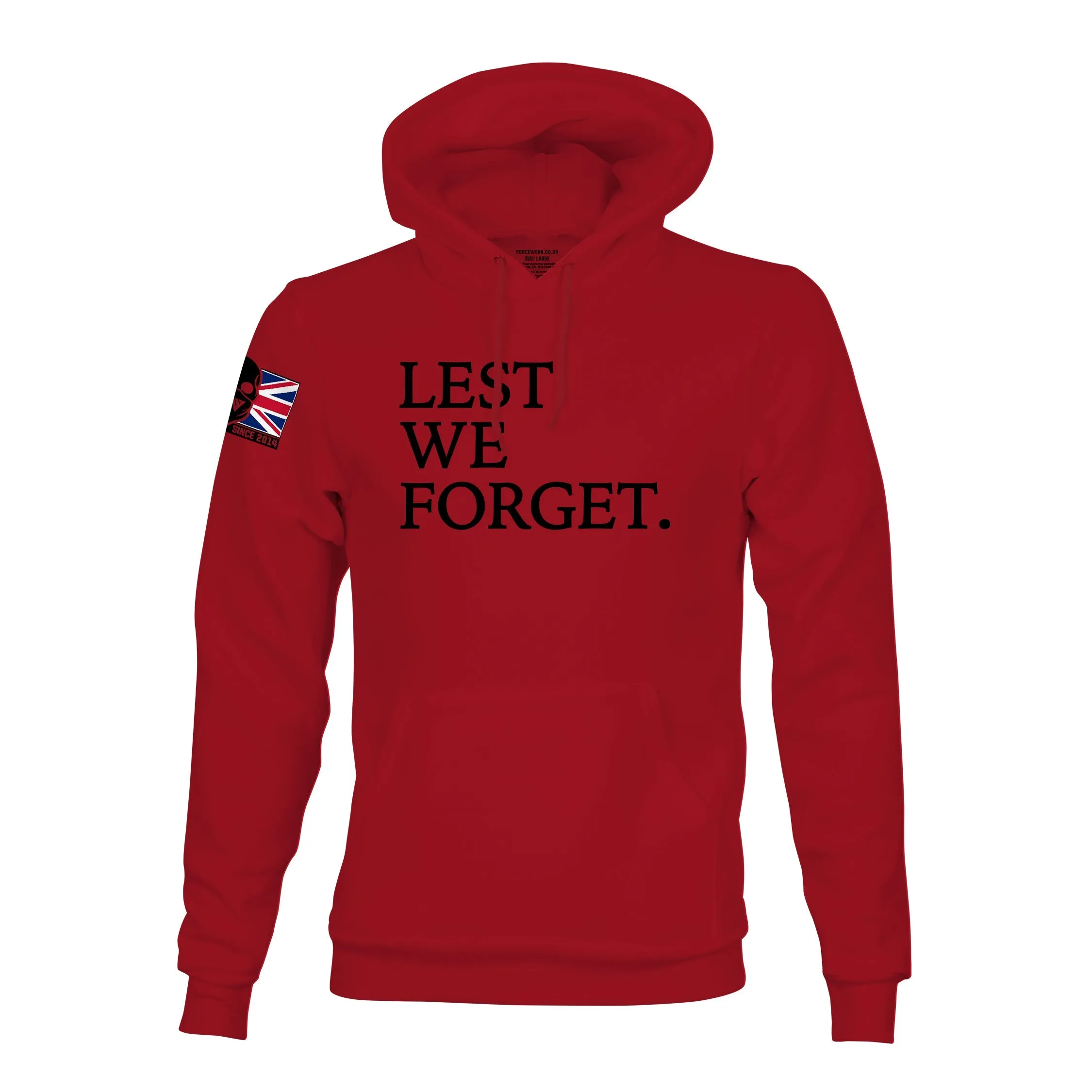 LEST WE FORGET BANNER HOODIE