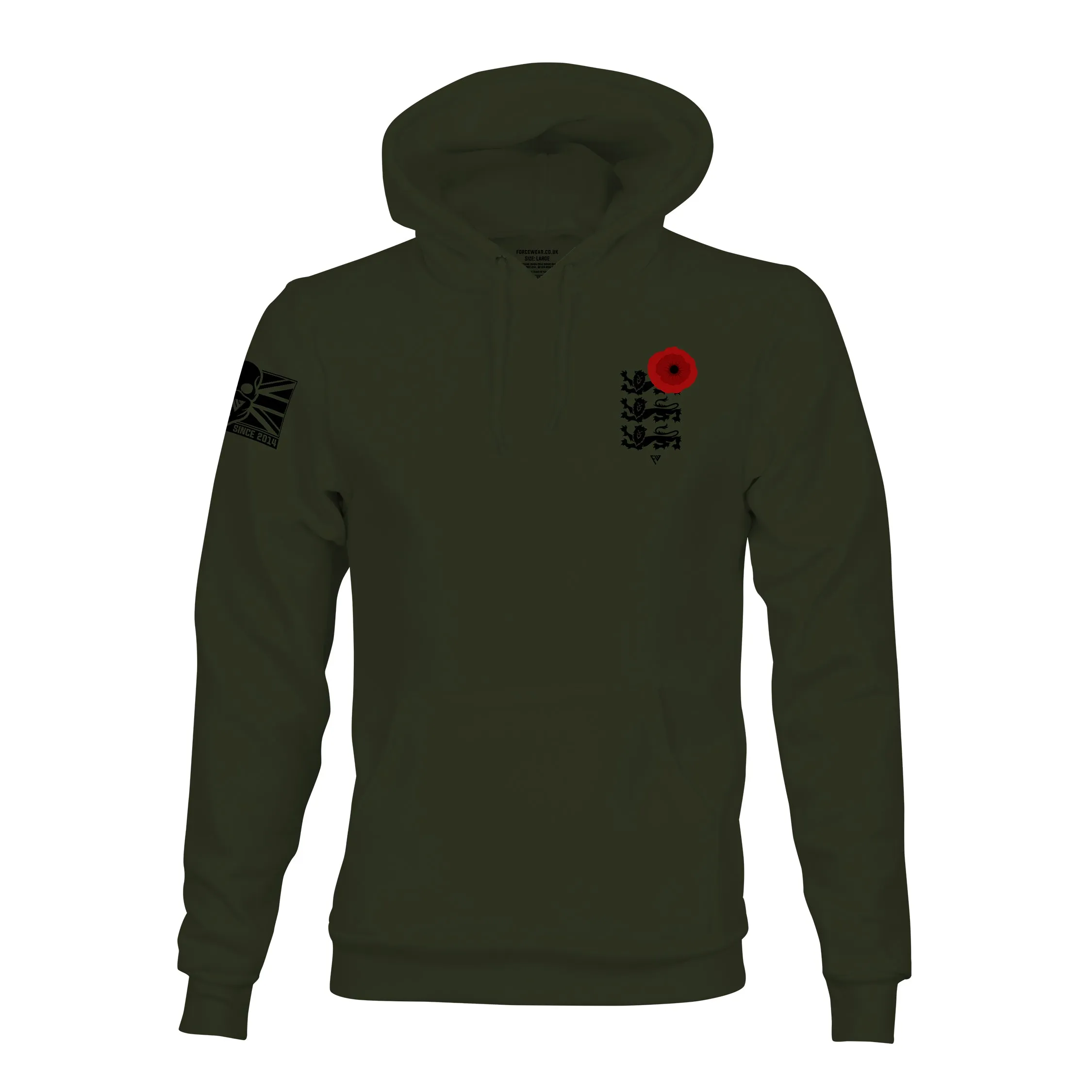 LEST WE FORGET ENGLAND HOODIE