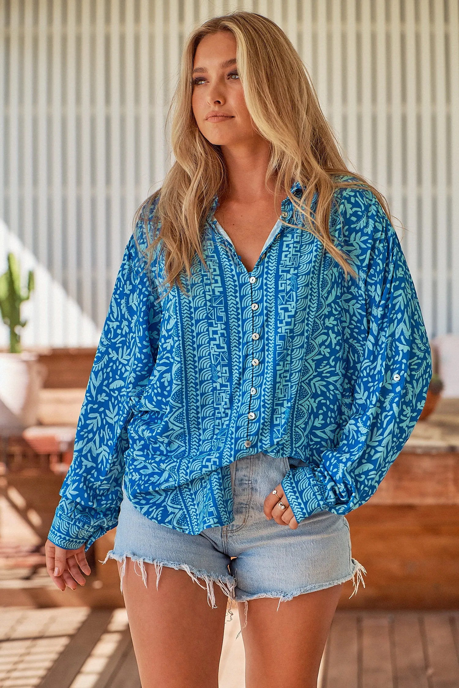 Letty Print Claudia Blouse