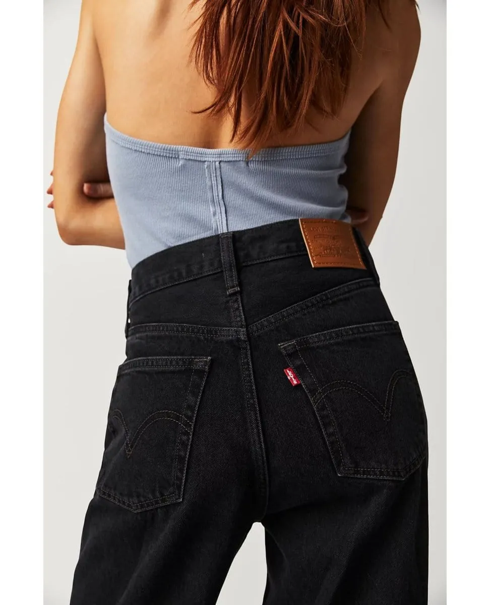 Levi's Ribcage Jean Rosie Posie Black