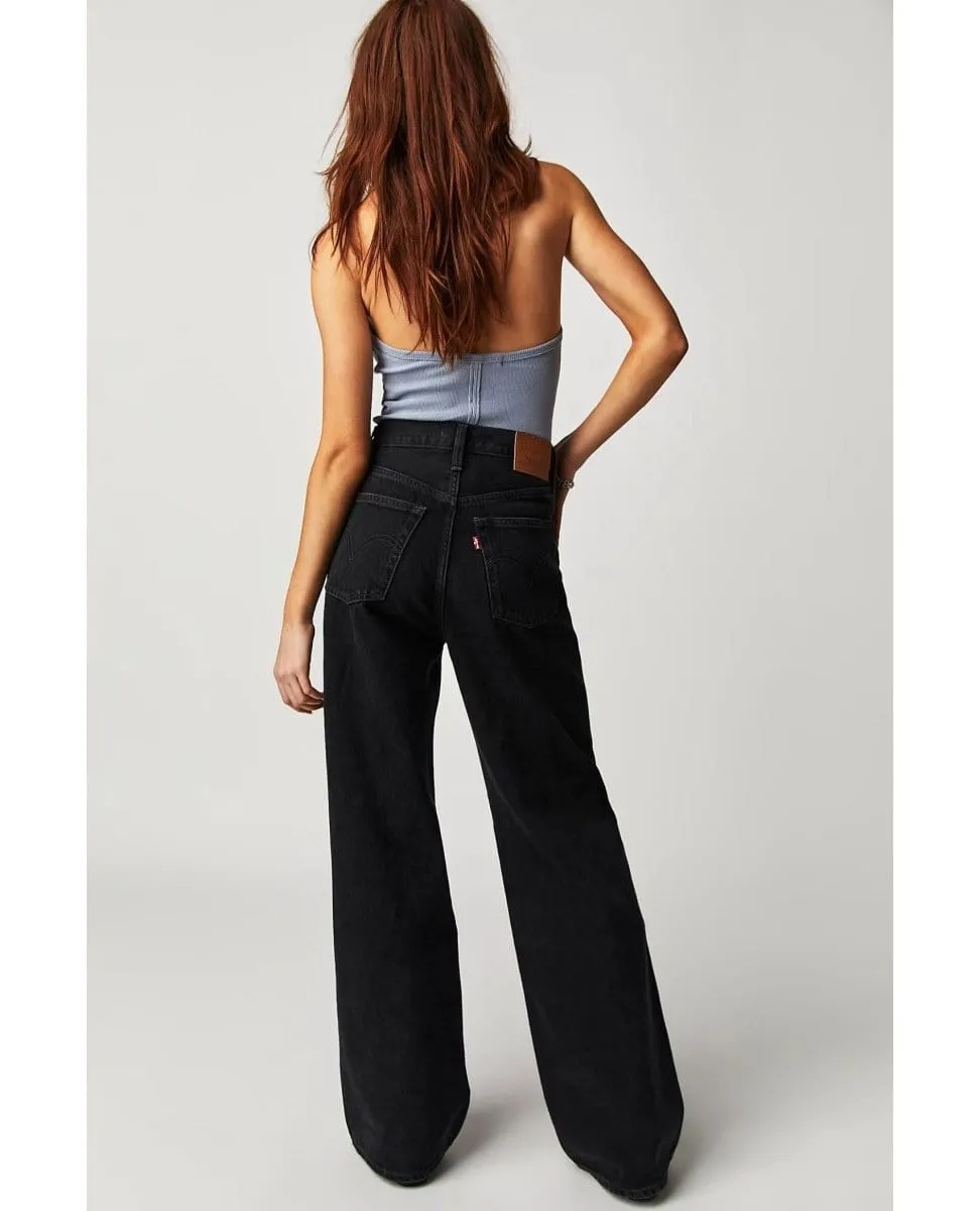 Levi's Ribcage Jean Rosie Posie Black