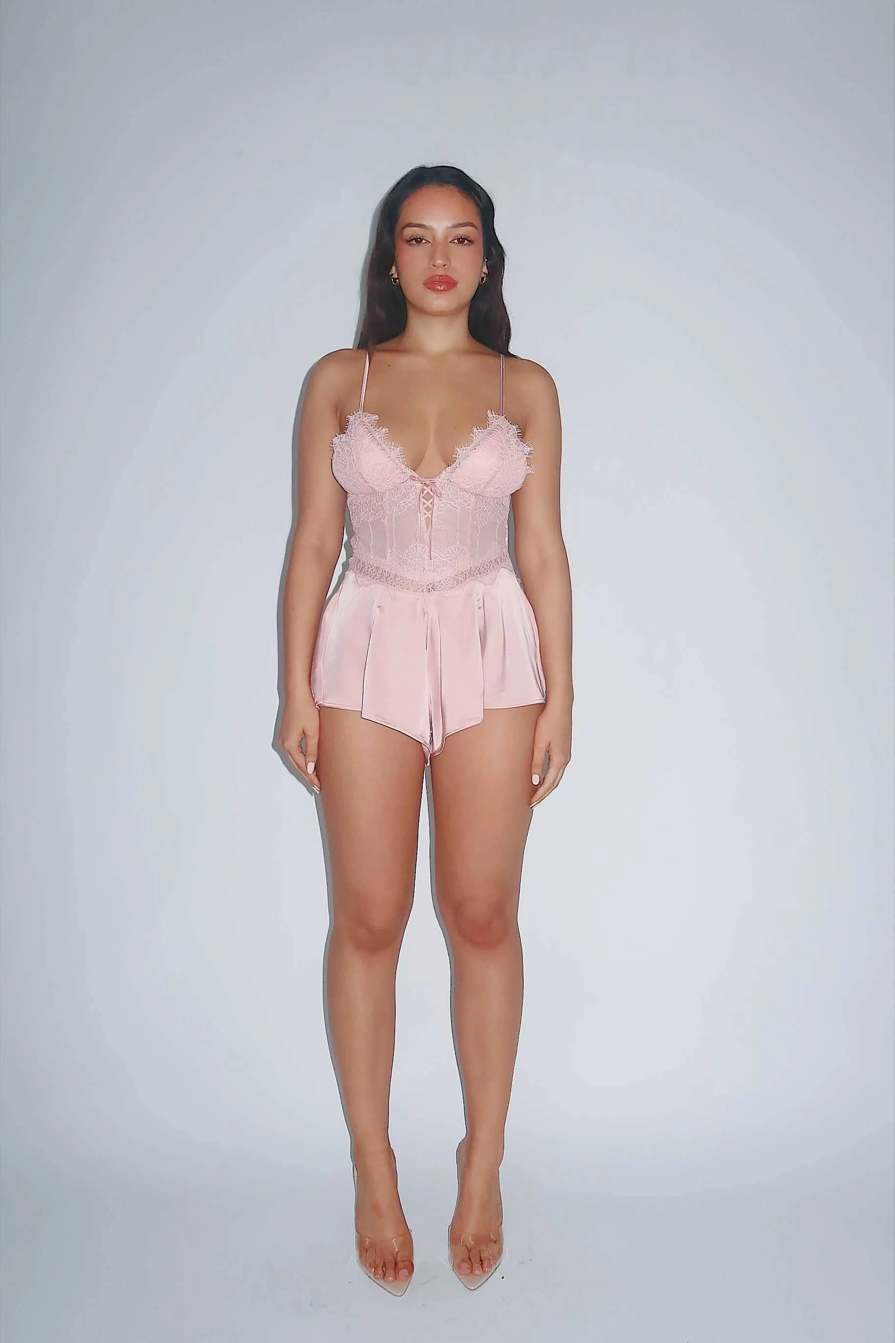 Lexie Pink Playsuit